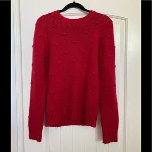Red Knitted Lucky Brand Sweater
